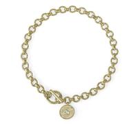 RADLEY 18ct Gold Plated T-Bar Bracelet with Hanging Charm