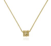 Radley 18ct Gold Plated Textured Ring Charm Necklace