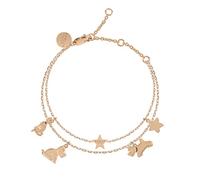 RADLEY 18ct Rose Gold Plated Dog & Cat Charm Bracelet RYJ3200S