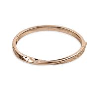 RADLEY 18ct Rose Gold Plated Hammer Effect Bangle