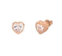 Radley 18ct Rose Gold Plated Sterling Silver Heart Earrings