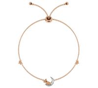 RADLEY Ladies 18ct Rose Gold Plated Sterling Silver Dog On 'moon & stars' Bracelet RYJ3129S