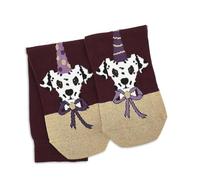RADLEY 1pk Dalmation Socks in Dark Cherry