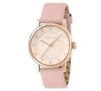 RADLEY 35mm Rose Gold Plated Praire Pink Leather Strap