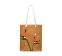 Radley Birds of Paradise Medium Open Top Canvas Tote Shopper Bag in Pecan