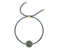 RADLEY Blue Cord Friendship Bracelet with 18ct Gold Plated Blue Enamel Charm