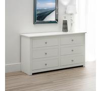 Radley Chest of Drawers - 6 Drawer - Wide - White