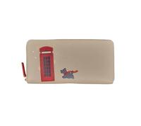 RADLEY Christmas is Calling Zip Around Matinee Purse Wallet in Porcini Leather