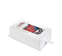 RADLEY Christmas Sock Set Boxed Ladies One Size 3 Pairs in Light Natural