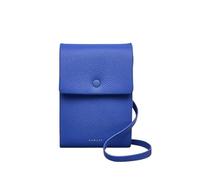 RADLEY Compact Leather Medium Crossbody Phone Bag Mallow Street Button Closure Yves Blue