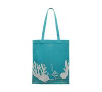 RADLEY Deep Sea Diver Medium Open Top Canvas Tote Shopper Bag in Maldives Blue