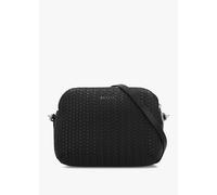 RADLEY Dukes Place Weave Medium Top Zip Black Leather Cross-Body Bag S
