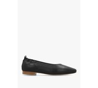 RADLEY Elm Grove Black Leather Ballet Pumps Size: 39, Colour: Black Le