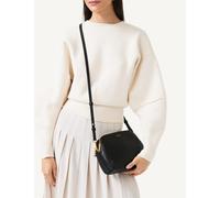 Radley female Dukes Place Icon Leather Cross Body Bag - Black, Black,Tan