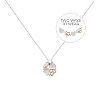 Radley Forever Mine Ladies' Sterling Silver Magnetic Closing Hearts Necklace
