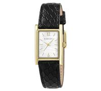RADLEY Gold Plated Case Black Snake Leather Strap Watch RY21896
