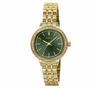 RADLEY Women's Pale Gold Plated Stone Set Case Stainless Steel Bracelet Analogue Watch