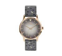 RADLEY Heart Dial Ladies Charcoal - Cool Grey Soft Calf Leather Strap Dog and Heart Print Watch RY2942A
