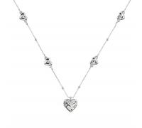 Radley Heart Street Hammered Heart Necklace 46cm