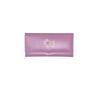RADLEY Heritage Dog Outline Large Flapover Matinee Purse Wallet in Sugar Pink Leather