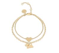 Radley Ladies 18ct Gold Plated Layered Dog & Heart Bracelet