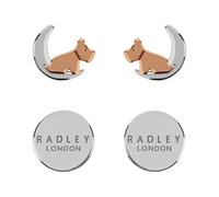 Radley Ladies 18ct Rose Gold & Silver plated 'moon & stars' Earrings