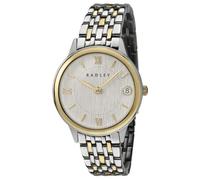 RADLEY Ladies Silver & Gold Plated Round Stainless Steel Bracelet Watch