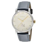 RADLEY Ladies Silver Plated Moonlight Leather Strap Watch
