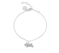 RADLEY Ladies Sterling Silver Diamond Jumping Dog Bracelet RYJ3217