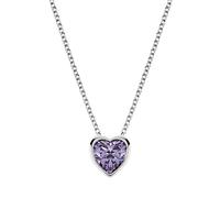 RADLEY Ladies Sterling Silver Light Amethyst Heart Necklace RYJ2201, One Size