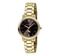 RADLEY Ladies Tokyo Gold Plated Dark Oak Dial Stainless Steel Bracelet Watch