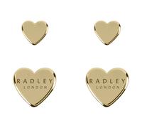 Radley Ladies Twin Pack 18ct Gold Heart Earrings RYJ1234S