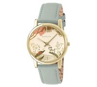 Radley Gold Plated Artichoke Green Leather Strap Watch