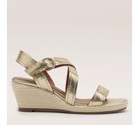 Radley Lavendar Road Midi Wedge Sandal SADDLE SIZE 4