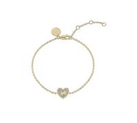Radley London 18ct Gold Plated Pav© Stone Heart Bracelet Gold