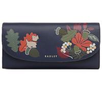 RADLEY London Acorntopia - Women's Leather Large Curved Flapover Wallet, Ink