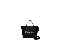 RADLEY London Addison Gardens Signature Responsible Medium Open Top Handle Handbag for Women, in Black Recycled Polyester with Grab Handles