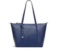 RADLEY London Angel Street Medium Zip-Top Tote Bag for Women, Made from Blue Textured Leather, Tote Bag with Two Slim Shoulder Straps & Slip Pockets, Women's Handbag with Leather Feet on the Base