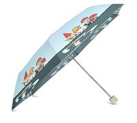 RADLEY London Anniversay Mini Responsible Telescope Umbrella Gnomes in Turquoise Blue