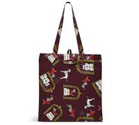 RADLEY London Bell Boy Responsible Foldaway Reusable Shopping Bag in Dark Cherry
