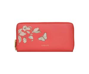 RADLEY London Butterfly Large Zip-Around Continental Wallet, Bright Red, Continental Wallet