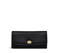 RADLEY London Carpenter Yard Women's Large Grained Leather Flapover Matinee Purse with 6 Card Slots, Black