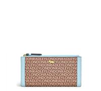 Radley London Chartwell - Signature Logo Responsible Large Bifold Matinee Purse for Women, Made from Caramel Water-Based Saffiano PU with Monogram Logo Print, Bifold Purse with Press Stud Fastening