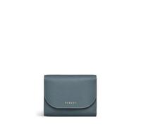RADLEY London Embankment Way Small Flapover Purse for Women, in Grained Blue Leather with Press Stud Fastening & 7 Card Slots