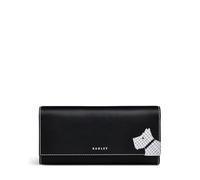 RADLEY London Face to Face - Check Women's Leather Large Flapover Matinee, Black