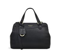 RADLEY London Gordon Road Small Ziptop Grab Handbag for Women in Black Leather, with Adjustable Cross Body Strap & Zip Fastening