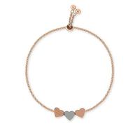 Radley 18ct Rose Gold and Silver Plated Heart Charm Bracelet