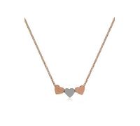 Radley London Hello Love Rose Gold Tone Adjustable Silver Centre Heart Necklace Rose