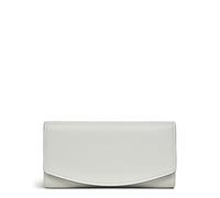 RADLEY London Hepburn Large Leather Flapover Matinee Purse in Light Grey