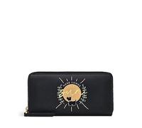 RADLEY London Here Comes The Sun Large Zip Around Matinee Purse for Women, Made from Black Smooth Leather, Matinee Purse with Zip-Around Fastening & 12 Interior Card Slots